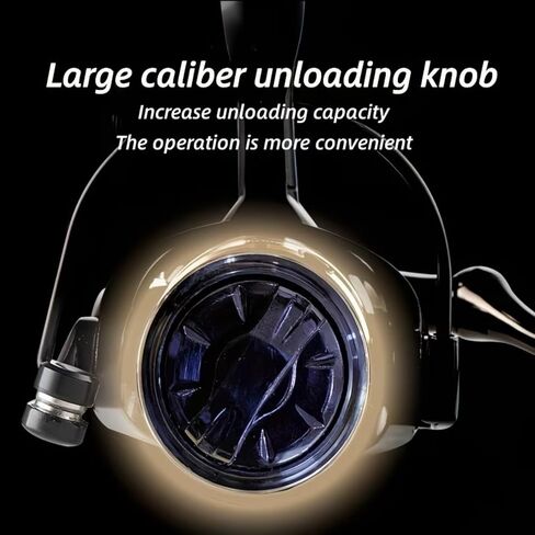 All-Metal Fishing Reel for Beginners & Pros, 14BB, 5.2:1, 12kg Drag Spinning Wheel Black in Kuwait