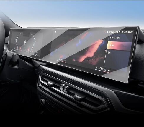 لـ 2023-2026 BMW 3/4/5/7 Series AIO واقي شاشة [14.9 بوصة Navi+12.3 بوصة Dash] شاشة كاملة من الزجاج المقسى المدمج لسلسلة BMW M3/M4/M5 2026 الملحقات الداخلية 9H [بدون وهج وبصمات الأصابع] in Kuwait