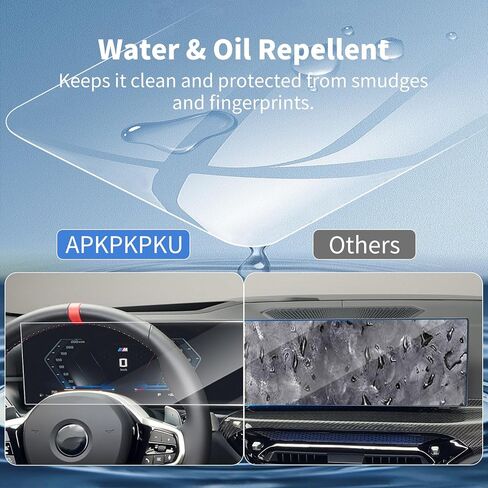 لـ 2023-2026 BMW 3/4/5/7 Series AIO واقي شاشة [14.9 بوصة Navi+12.3 بوصة Dash] شاشة كاملة من الزجاج المقسى المدمج لسلسلة BMW M3/M4/M5 2026 الملحقات الداخلية 9H [بدون وهج وبصمات الأصابع] in Kuwait