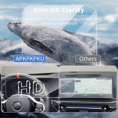 لـ 2023-2026 BMW 3/4/5/7 Series AIO واقي شاشة [14.9 بوصة Navi+12.3 بوصة Dash] شاشة كاملة من الزجاج المقسى المدمج لسلسلة BMW M3/M4/M5 2026 الملحقات الداخلية 9H [بدون وهج وبصمات الأصابع] in Kuwait