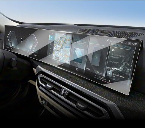 for 2023-2026 BMW 3/4/5/7 Series AIO Screen Protector【14.9"Navi+12.3"Dash】Integrated Tempered Glass Whole Screen for 2026 BMW M3/M4/M5 Series Interior Accessories 9H [No Glare&Fingerprint] in Kuwait