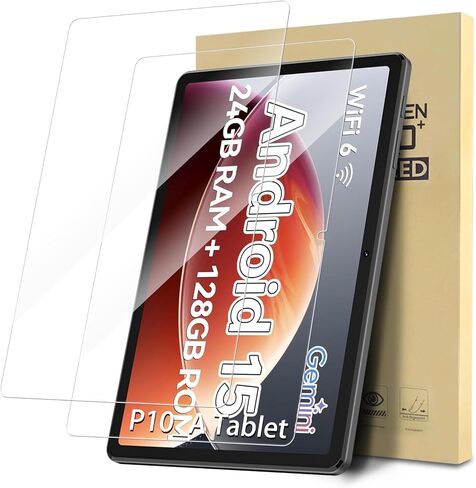 2-Pack Screen Protector Compatible with Frameflow P10_A/ SHARECLOUD P10_T Tablet 10.1", Tempered Glass Clear Film, Anti-Scratch, 9H Hardness, Easy Installation in Kuwait