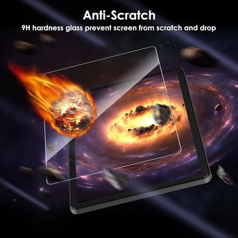 2-Pack Screen Protector Compatible with Frameflow P10_A/ SHARECLOUD P10_T Tablet 10.1", Tempered Glass Clear Film, Anti-Scratch, 9H Hardness, Easy Installation in Kuwait