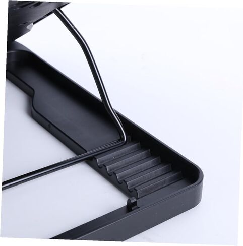 USB Laptop Cooling Stand with 5-Fan Cooler, Anti-Skid Base, Adjustable Angle Heat Dissipation for Gaming and Office Laptops, Black in Kuwait