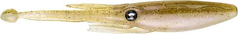 Nomad Design Live Ops Jerksquid 5" Unrigged Jerkshad Soft Bait Lure, Ultra-Realistic Squid with Reactor-UV & Glow, (4 Pack), for Striped Bass & Snook in Kuwait