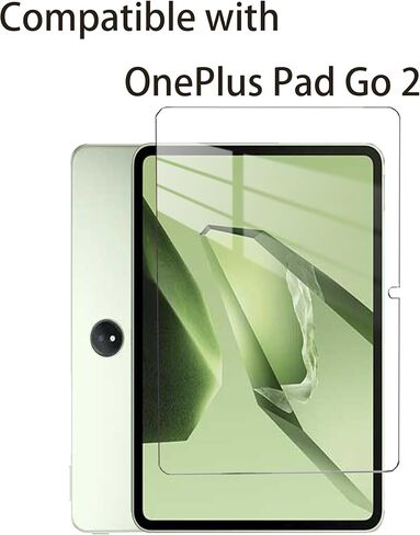 عبوتان من واقيات الشاشة من الزجاج المقوى المتوافقة مع OnePlus Pad Go 2 مقاس 12.1 بوصة، مضادة للخدش، خالية من الفقاعات، صلابة 9H in Kuwait