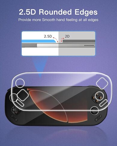 واقي شاشة مكون من قطعتين لوحدة التحكم في الألعاب المحمولة MANGMI Pocket Max، تغطية كاملة ناعمة ومرنة، طبقة TPU رقيقة شفافة، صديق للحالة، عالي الوضوح، مضاد للخدش لـ MANGMI Pocket Max in Kuwait