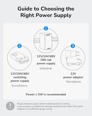 محول الشبكة الصناعية Cudy 5 منافذ جيجابت، محول DIN-Rail بتصنيف IP40، حماية عكسية قطبية، حماية من الدائرة القصيرة، تشغيل/إيقاف منع عاصفة البث، IG1005 in Kuwait