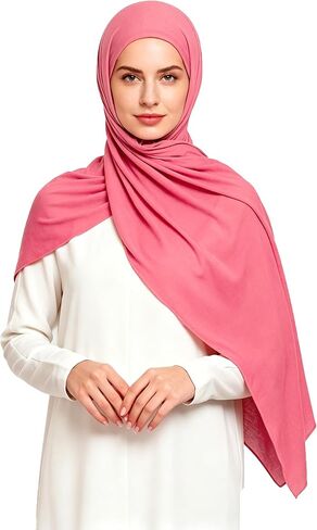 Lina & Lily Modal Jersey Stretch Hijab Head Scarf Wrap for Women Muslim All Seasons in Saudi Arabia