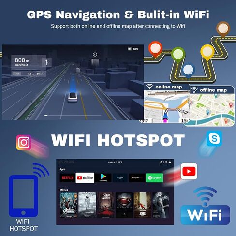 راديو ستيريو للسيارة 10 بوصات يعمل بنظام Android 13 لـ Altima VI L34 2018-2021 مع Carplay Android Auto مع نظام ملاحة GPS وبلوتوث WiFi/SWC/وصلة مرآة + كاميرا احتياطية 2+32G in Kuwait