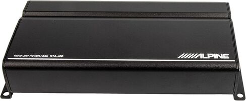 Alpine iLX-507 Shallow Chassis 7-Inch Multimedia Receiver Compatible with Apple Carplay and Android Auto with Alpine KTA-450 Power Pack Amplifier with Power Stack Bracket in Kuwait
