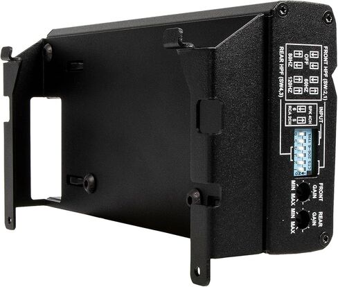 Alpine iLX-507 Shallow Chassis 7-Inch Multimedia Receiver Compatible with Apple Carplay and Android Auto with Alpine KTA-450 Power Pack Amplifier with Power Stack Bracket in Kuwait