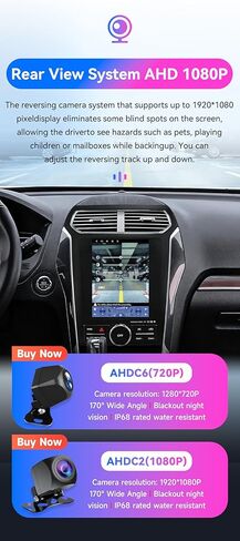 ستيريو سيارة Android 14 لسيارة Ford Explorer (2011-2019)، 8Core 4G+64G GPS Navigation مع شاشة لمس QLED 9.7 بوصة عبر Carplay Android Auto EQ SWC Bluetooth5.4 USB TPMS Obd2 in Kuwait