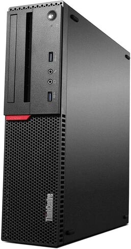 كمبيوتر سطح المكتب Lenovo ThinkCentre M700 SFF، Intel i3-6100 3.7 جيجا هرتز، ذاكرة وصول عشوائي 8 جيجا، 256 جيجا SSD، لوحة مفاتيح وماوس، واي فاي USB، Win11 Pro (متجدد) in Kuwait