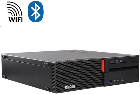 كمبيوتر سطح المكتب Lenovo ThinkCentre M700 SFF، Intel i3-6100 3.7 جيجا هرتز، ذاكرة وصول عشوائي 8 جيجا، 256 جيجا SSD، لوحة مفاتيح وماوس، واي فاي USB، Win11 Pro (متجدد) in Kuwait
