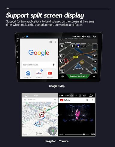 Android 15 8-core for Toyota Sienna Radio Upgrade 2004 2005 2006 2007 2008 2009 2010 Car Stereo,Compatible JBL Built-in DSP EQ Carplay Android Auto GPS Navigation 10.8" Touchscreen Free Backup Camera in Kuwait
