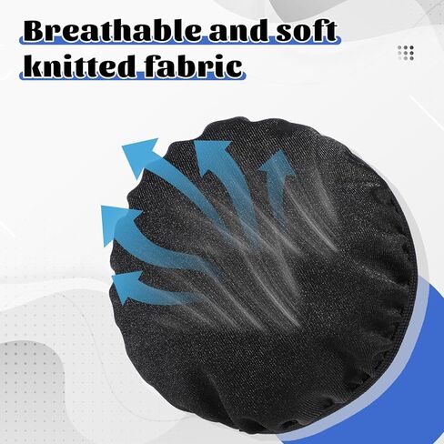 3 Pairs Headphone Ear Covers, Washable Stretchable Headset Earpad Cloth Cover, Earphone Covers Replacement for Gym Libraries Studying Gaming in Kuwait