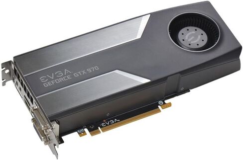 بطاقة رسومات EVGA GTX 970 4GB GDDR5 256bit، DVI-I، DVI-D، HDMI، DP SLI (04G-P4-1970-KR) in Kuwait