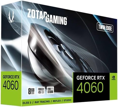 بطاقة فيديو للألعاب ZOTAC GeForce RTX 4060 Twin Edge 8GB GDDR6 ZT-D40600E-10M in Kuwait
