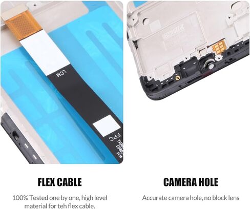 بديل لشاشة LCD Samsung Galaxy A03s A037U مع إطار لهاتف Samsung SM-A037U A037U1 مجموعة محول رقمي لشاشة تعمل باللمس شاشة LCD مع طقم إصلاح (ليس لـ A037A A037W A037G وA03) الإصدار الأمريكي in Kuwait