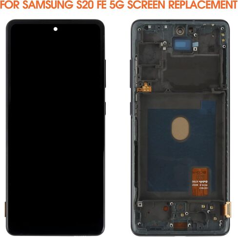 INCELL for Samsung Galaxy S20 FE Screen Replacement for Samsung S20 FE LCD Display G781U SM-G781V LCD Digitizer Screen Touch Assembly with Frame in Kuwait
