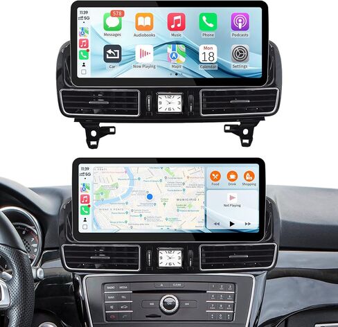12.3Inch Ultra-Narrow Touchscreen Wireless CarPlay Android Auto for Mercedes Benz ML/GL W166 X166 (2012-2015) with NTG4.5/4.7 System, Linux HD Multimedia, OEM System, MirrorLink, Car Radio Receiver in Saudi Arabia