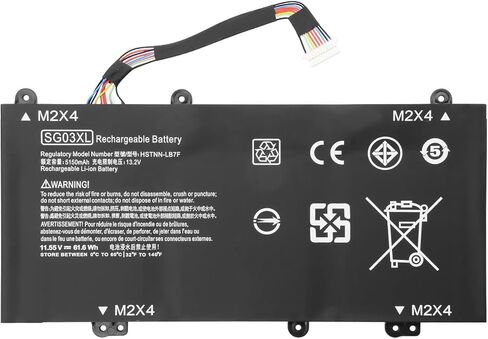 SG03XL استبدال بطارية الكمبيوتر المحمول مناسب لجهاز HP Envy M7-U109DX M7-U009DX 17t-U000 17-U011NR 17-U163CL 849048-421 849049-421 849314-850 849315-850 849314-856 HSTNN-LB7F 11.55 فولت 61.6 وات في الساعة 3 خلايا in Kuwait