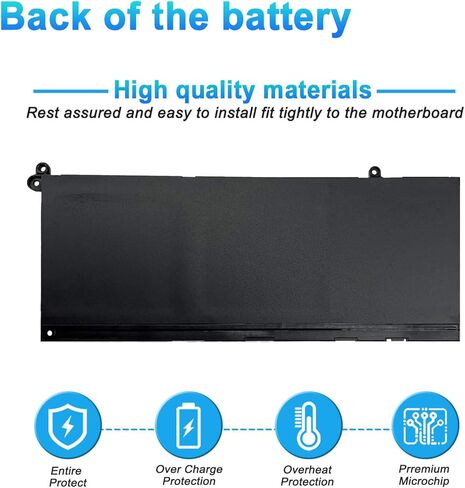 41Wh G91J0 Battery for Dell Latitude 3520 3420 3320 3330 Inspiron 3510 3511 3515 5310 5410 5418 5510 5515 5518 14 Plus 7420 7415 2-in-1 Vostro 3510 3515 5620 5625 Series V6W33 TN70C 0WV3K8 in Kuwait