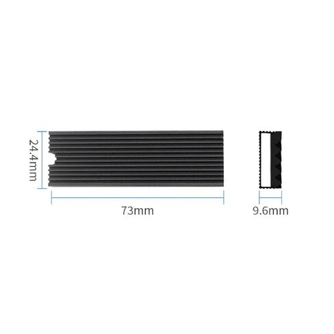 Performance M2 Heatsink SSD Cooler for M2 2280 SSD NVMe Aluminum Heatsinks with Silicone Thermal Pad Heat Sink Silicone Thermal Pad in Kuwait