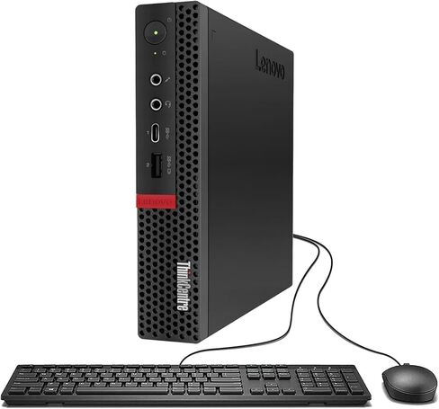Lenovo ThinkCentre M720q Mini Desktop Win11 Pro, M720Q Micro PC Computer Core i5-8th, 16 GB RAM, 256 GB SSD, Keyboard, 4K Supported (Renewed) in Kuwait