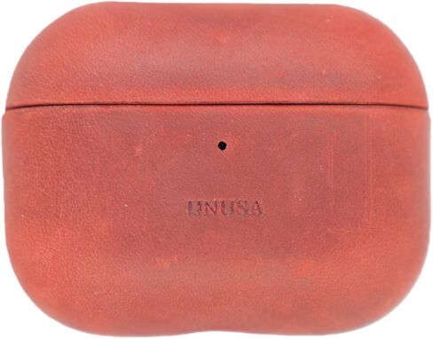 Handcrafted Crazy Horse Unique Leather Case for AirPods Pro 3rd Gen (2025), Vintage Aesthetic, Two-Tone Effect,Compatible with MagSafe, Compatible with Airpods Pro 3 darkbrown1 in Saudi Arabia