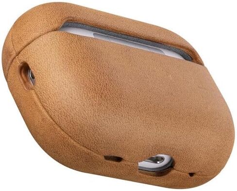 Handcrafted Crazy Horse Unique Leather Case for AirPods Pro 3rd Gen (2025), Vintage Aesthetic, Two-Tone Effect,Compatible with MagSafe, Compatible with Airpods Pro 3 darkbrown1 in Saudi Arabia