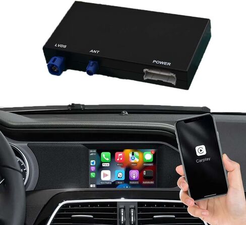 Wireless CarPlay for Mercedes Benz C GLC W205 A CLA GLA B E GLE CLS 2015-2018 Fit for Apple Carplay&Android Auto with NTG 5.0 System Support Bluetooth Mirrorlink Siri Voice USB DVR and Camera Input in Kuwait