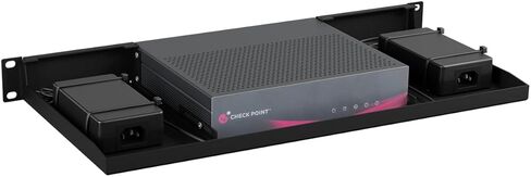 Rackmount.IT RM-CP-T7 Rack Mount Kit for Check Point 1575, 1575W, 1595, 1595W, 2530, 2530W, 2550, 2550W, 2560, 2560W, 2570, 2570W, and 3920 Firewalls - 1U, Front Ports, Jet Black Steel (RM-CP-T7) in Kuwait