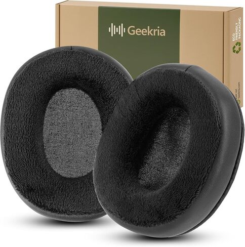 وسائد أذن بديلة من الجلد البروتيني والقطيفة من Geekria لسماعات SteelSeries Arctis 1/3/ 5/7/ 7+/ 7P/ 7P+/ 7X/ 7X+/ 9/ 9X/ Pro/Prime (أسود) in Kuwait