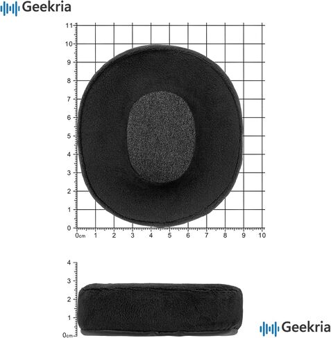 Geekria Comfort Velour Replacement Ear Pads for SteelSeries Arctis 1/3/ 5/7/ 7+/ 7P/ 7P+/ 7X/ 7X+/ 9/ 9X, Arctis Pro/Prime Headphones Ear Cushions (Black) in Kuwait