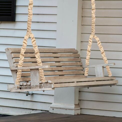 Hahafelt 4 Pcs 6 ft Fabric Cord Cover Decorative Cord Cover Burlap Cable Chain Sleeve for Chandelier Lamps Lighting Wires Cable Management in Kuwait