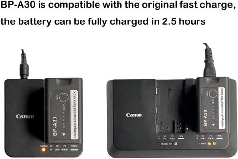 Replacement Battery for Canon BP-A30 Compatible with EOS C200,EOS C70,C200B,C220B,EOS C300 Mark II,C300 MK III,C500 Mark II,X605 XF705 4K UHD(A30) in Kuwait