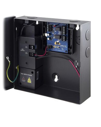 حاوية إدارة الطاقة Rosslare PS-C25TB-U مع وحدة إدخال/إخراج مرحل آمنة، كابل طاقة من النوع B، لقارئات AYC القابلة للتحويل، مخرجات 14.5 فولت تيار مستمر in Kuwait