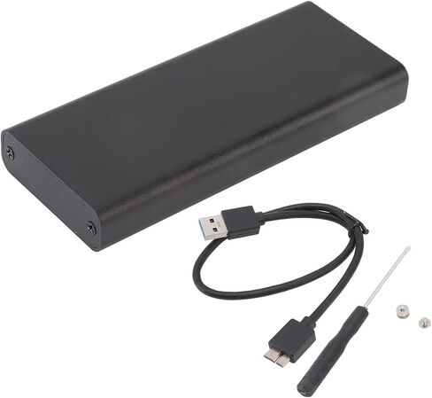 حافظة محول M.2 إلى USB 3.0، حاوية محرك أقراص صلبة SSD خارجي من سبائك الألومنيوم لـ M.2 SSD، مع ضوء LED، تدعم سرعة 6 جيجابت في الثانية in Kuwait