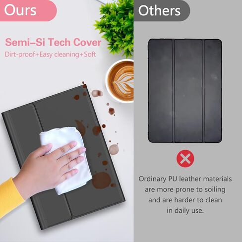 Keyboard Case for Samsung Galaxy Tab A9 Plus 5G 11 Inch 2023, 7 Color Backlit Detachable Wireless Bluetooth Keyboard Cover with S Pen Holder, Auto Sleep/Wake (Black) in Kuwait