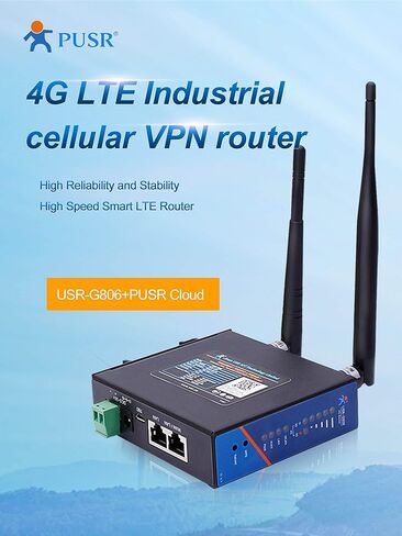 الإصدار العالمي من Verizon يدعم جهاز التوجيه الصناعي 4G FDD TD LTE مع بطاقة sim USR-G806-G in Kuwait