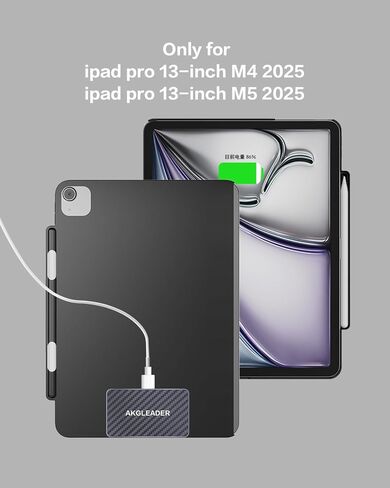حافظة مغناطيسية لجهاز iPad Pro 13 بوصة M4 2024 وM5 2025، متوافقة مع لوحة المفاتيح السحرية وتدعم شحن Apple Pencil Pro، غطاء حماية نحيف مع حامل فوليو، أسود in Kuwait