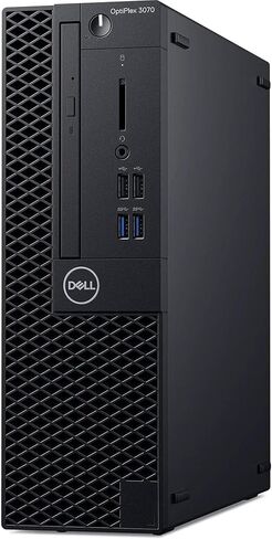 كمبيوتر مكتبي Dell OptiPlex 3070 SFF، Intel الجيل الثامن Core i5-8500، ذاكرة وصول عشوائي 8 جيجابايت، 256 جيجابايت SSD، لوحة مفاتيح وماوس، HDMI، WiFi، BT، OptiPlex Desktop Windows 11 Pro (متجدد) in Kuwait