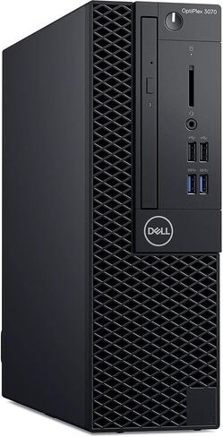 كمبيوتر مكتبي Dell OptiPlex 3070 SFF، Intel الجيل الثامن Core i5-8500، ذاكرة وصول عشوائي 8 جيجابايت، 256 جيجابايت SSD، لوحة مفاتيح وماوس، HDMI، WiFi، BT، OptiPlex Desktop Windows 11 Pro (متجدد) in Kuwait