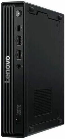 كمبيوتر مكتبي Lenovo ThinkCentre M90q Gen 6 13AC001YUS - Intel Core Ultra 7 265-16 جيجابايت - 512 جيجابايت PCI Express NVMe 4.0 x4 SSD - صغير - أسود in Kuwait