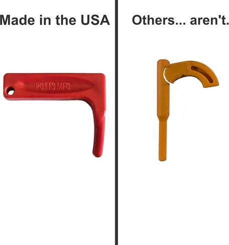 علم أمان الغرفة لمسدس البندقية، صنع في الولايات المتحدة الأمريكية، مناسب عالميًا لعيار .22 وأكبر، 6 عبوات، أحمر in Kuwait