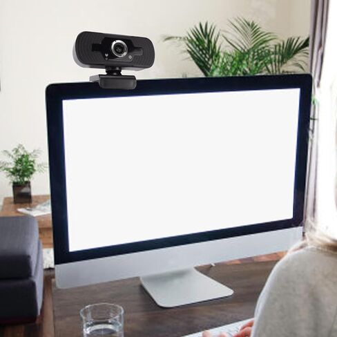 2K Webcam, USB Computer Camera with 170 Degree Wide Angle and Loop Recording, for Video Calling Meetings Streaming Automotive in Kuwait