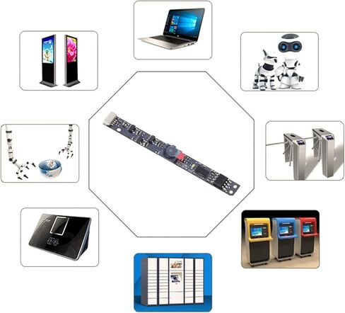 Multi Functional Laptop USB Camera Module 720P High Definition, Face Recognition Versatile Usage Easy Installation ABS Webcam in Kuwait