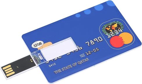 قرص U رائع على شكل بطاقة سعة 32 جيجابايت، محرك أقراص فلاش USB صغير الحجم وبسيط وفريد ​​من نوعه لتخزين البيانات ونقل الملفات، متوافق مع الاستخدام اليومي للمكتب المدرسي in Kuwait